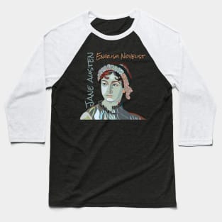 Jane Austen English novelist Baseball T-Shirt